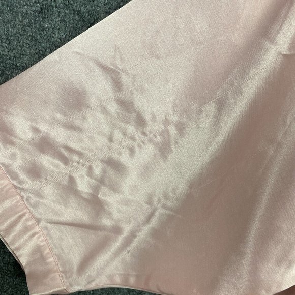 Sarah Morgan Sleepwear Top Large Women's Short Sleeve Pink Polyester Blend L - Picture 4 of 10